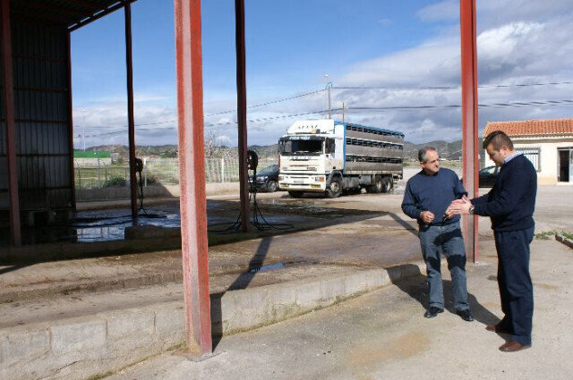 Centro de Desinfección de Vehículos de Transporte de Ganado (Foto Ayto Puerto Lumbreras)