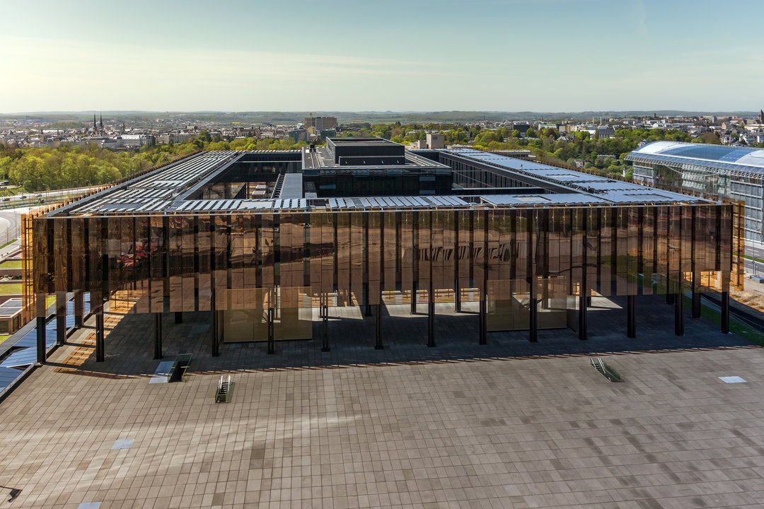 Anillo y explanada (Foto Tribunal de Justicia de la Unión Europea TJUE)