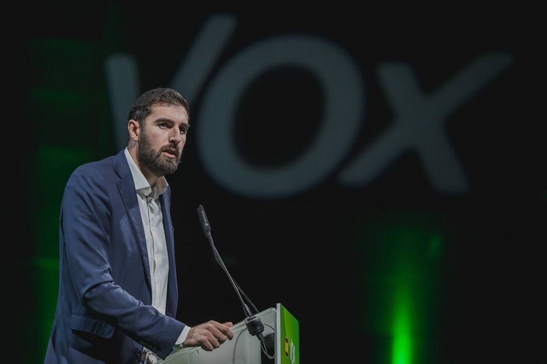 José Ángel Antelo, presidente provincial de Vox en Murcia (Foto Daniel Sabiote)