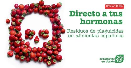 Portada informe Directo a tus hormonas (Imagen Ecologistas en Acción)