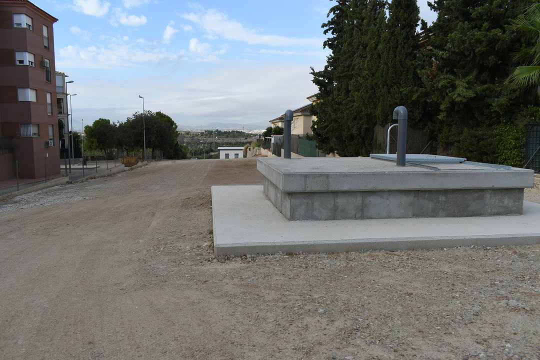 Obras de mejora del abastecimiento en Molina de Segura (Foto MCT)