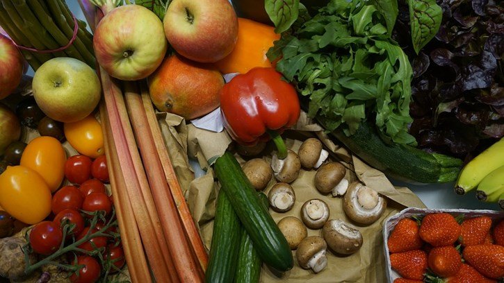 Bodegón frutas y hortalizas de otoño (Foto La Unió)