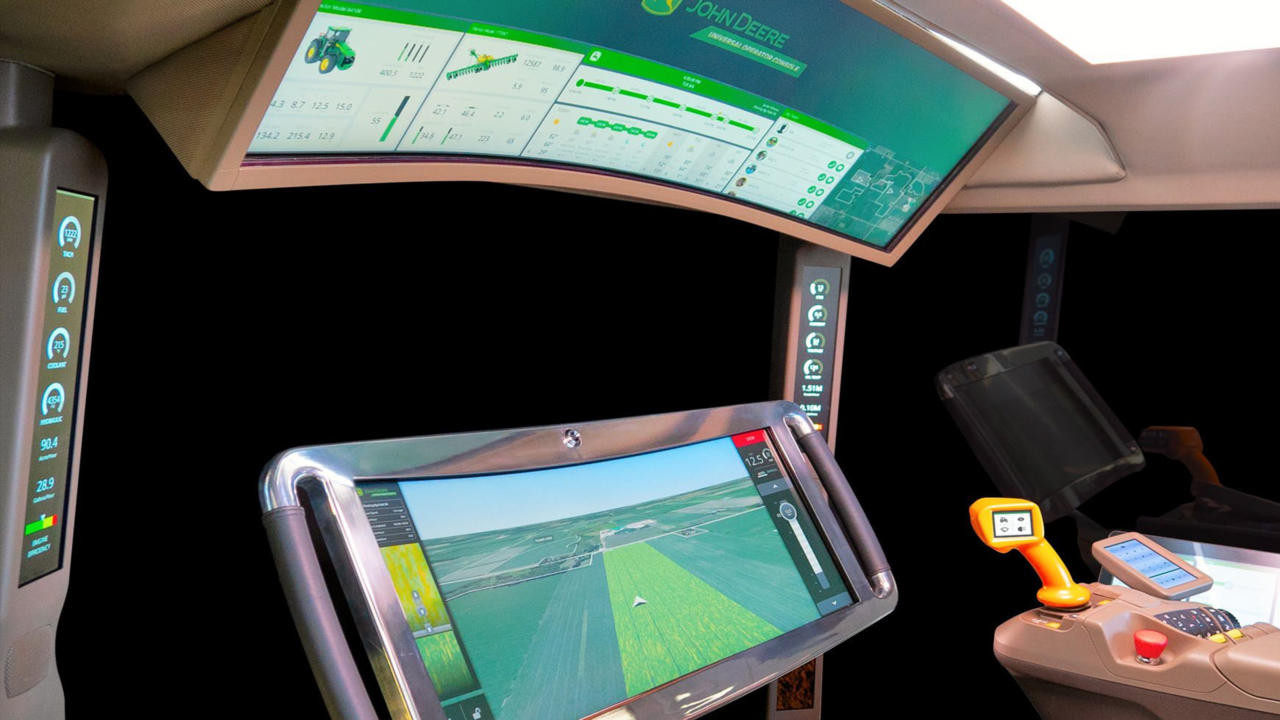 Cabina de un tractor Command Cab1080 (Foto John Deere)