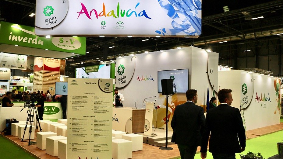 Expositor en la feria Fruit Attraction (Foto Junta de Andalucía)