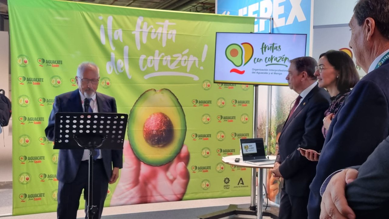 Presentación de la interprofesional Aguacate y mango en Fruit Attraction 2024 (Foto OIAM)