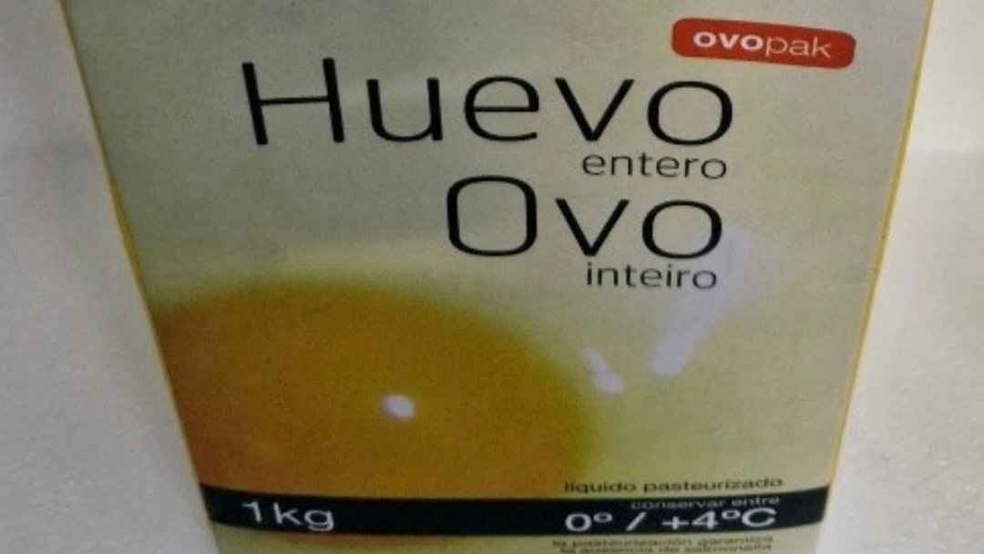 Huevo entero líquido pasteurizado Ovopack (Foto Aesan RRSSX)