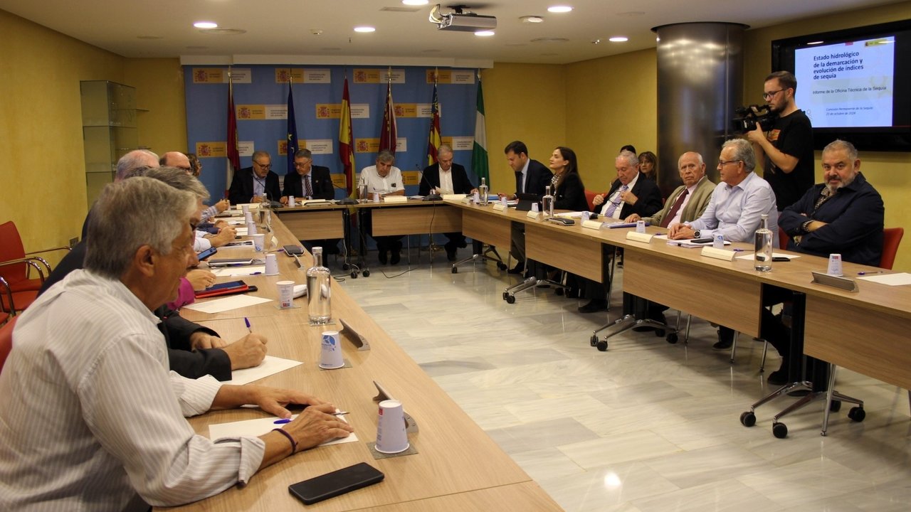 Reunión de la Comisión Permanente de la Sequía el 22 de octubre de 2024 (Foto CHS)